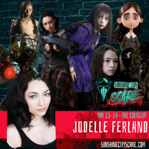 Jodelle Ferland featuring Little Sister, Bree, Alessa, Aggie, Patience, and Emily at Sunshine City Scare